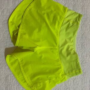 Lululemon size zero speed up shorts